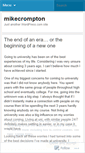 Mobile Screenshot of mikecrompton.wordpress.com