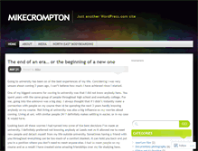 Tablet Screenshot of mikecrompton.wordpress.com