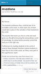 Mobile Screenshot of mvzdiana.wordpress.com