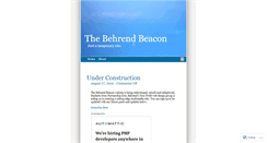 Desktop Screenshot of behrendbeacon.wordpress.com