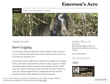 Tablet Screenshot of emersonsacre.wordpress.com