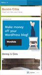 Mobile Screenshot of buonocibo.wordpress.com