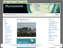 Tablet Screenshot of mycrocosmos.wordpress.com