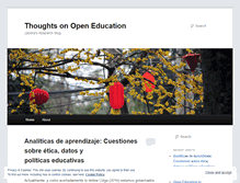 Tablet Screenshot of oerqualityproject.wordpress.com