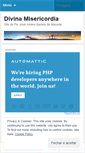 Mobile Screenshot of divinamisericordiajfbeta.wordpress.com