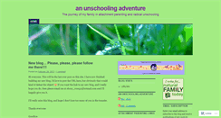 Desktop Screenshot of anunschoolingadventure.wordpress.com