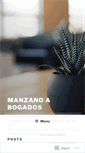 Mobile Screenshot of manzanoabogados.wordpress.com