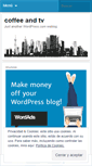 Mobile Screenshot of mycoffeeandtv.wordpress.com