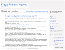 Tablet Screenshot of freyafinker.wordpress.com