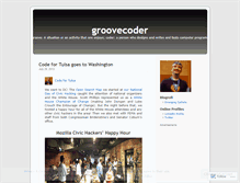 Tablet Screenshot of groovecoder.wordpress.com