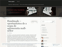 Tablet Screenshot of newsintown.wordpress.com