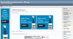 Desktop Screenshot of colombiaunbound.wordpress.com