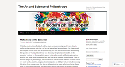 Desktop Screenshot of collegeparkphilanthropy.wordpress.com