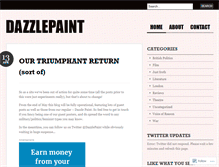 Tablet Screenshot of dazzlepaint.wordpress.com