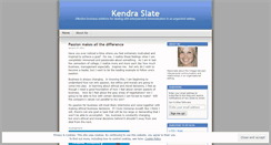 Desktop Screenshot of kendraslate.wordpress.com