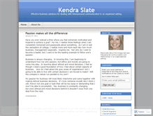 Tablet Screenshot of kendraslate.wordpress.com