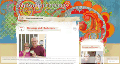 Desktop Screenshot of johnsonjourneyings.wordpress.com
