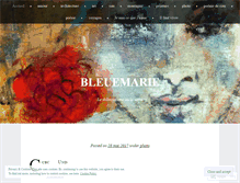 Tablet Screenshot of bleuemarie.wordpress.com