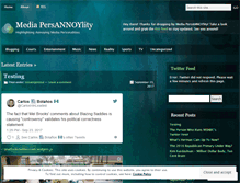 Tablet Screenshot of mediapersannoylity.wordpress.com
