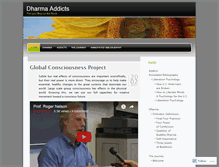 Tablet Screenshot of dharmaaddicts.wordpress.com