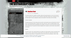 Desktop Screenshot of bestbuilder.wordpress.com