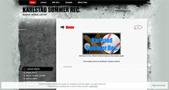 Desktop Screenshot of karlstadsummerrec.wordpress.com