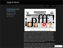 Tablet Screenshot of caviardecianuro.wordpress.com