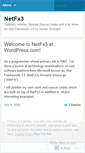 Mobile Screenshot of netfx3.wordpress.com