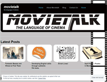 Tablet Screenshot of movietalkblog.wordpress.com