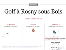 Tablet Screenshot of golfrosny.wordpress.com