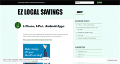 Desktop Screenshot of ezlocalsavings.wordpress.com