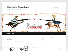 Tablet Screenshot of illustrationshowdown.wordpress.com