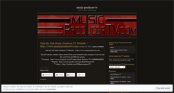 Desktop Screenshot of musicproducertv.wordpress.com