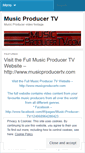 Mobile Screenshot of musicproducertv.wordpress.com