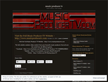 Tablet Screenshot of musicproducertv.wordpress.com