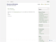 Tablet Screenshot of kabayansports.wordpress.com