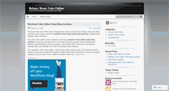 Desktop Screenshot of bisnistokoonline.wordpress.com