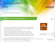 Tablet Screenshot of pijatbugarsehat.wordpress.com