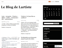 Tablet Screenshot of lartiste.wordpress.com