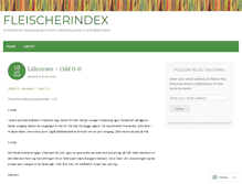 Tablet Screenshot of fleischerindex.wordpress.com