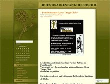 Tablet Screenshot of buenosairestangoclubchile.wordpress.com