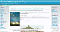 Desktop Screenshot of masterbioenergia.wordpress.com