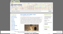 Desktop Screenshot of eugostodisso.wordpress.com