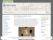 Tablet Screenshot of eugostodisso.wordpress.com