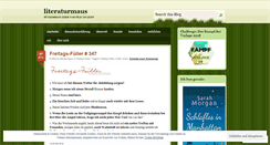 Desktop Screenshot of literaturmaus.wordpress.com