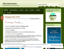 Tablet Screenshot of literaturmaus.wordpress.com