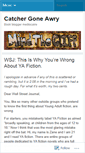 Mobile Screenshot of catchergoneawry.wordpress.com