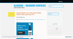 Desktop Screenshot of meadowsalabama.wordpress.com