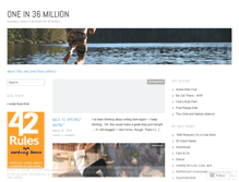 Tablet Screenshot of onein36million.wordpress.com