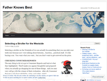Tablet Screenshot of fatherknowsbestblog.wordpress.com